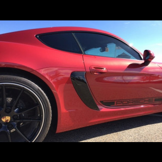 2013-2016 Porsche Cayman GT4 Style Side Air Scoop Vents